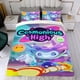 thumbnail image 4 of Liceo Cosmonious Conjunto de sábanas temático, trío de piezas, cómodo y amigable con la piel, diseño único, regalo de decoración para el hogar para familiares, amigos y fans,140cm *210cm, 4 of 6