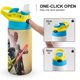 thumbnail image 4 of Star Wars Botella de Agua con Tapa Pop Top de Un Toque, Acero Inoxidable, a Prueba de Fugas, para Deportes, Botella Infantil azul 12 oz, 4 of 6