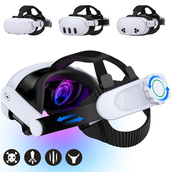 Correa para casco de realidad virtual AXYBCOOL Quest 3/3S/2 – Confort mejorado