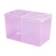thumbnail image 1 of Contenedor De Almohadillas Cosméticas, Organizador Para Almohadillas De Algodón Para Encimera, Baño, Cocina, Violeta, 1 of 3