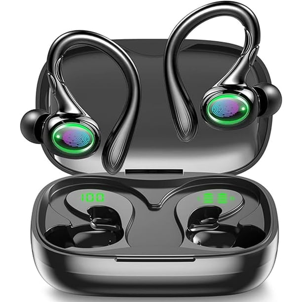Audífonos Intrauditivos Inalámbricos Bluetooth 5.3 Cancelación Inteligente Del Ruido Pantalla Led Digital 4 Micrófonos Hd 60 Horas De Reproducción Índice De Impermeabilidad Ipx7