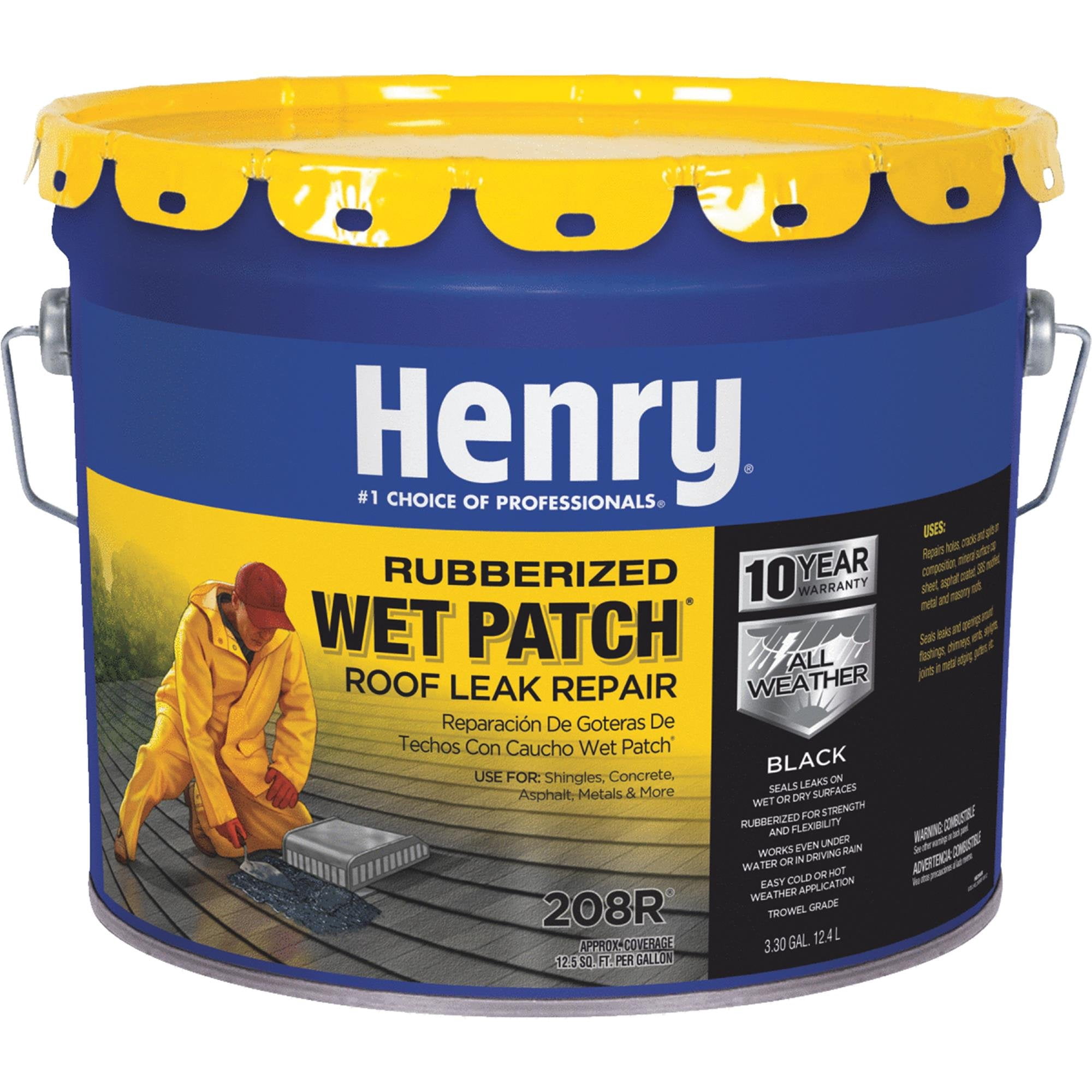 Cemento Para Techo Henry Wet Patch Cmnt De 12,5 Litros