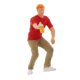 thumbnail image 5 of Medalla De Carrera De Resina Figuras A Escala 1:64 Diorama Camiseta Roja Ni?o, 5 of 5