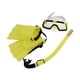 thumbnail image 2 of Conjunto De Snorkel Gafas De Natación Tubo De Respiración Ajustable Para Buceo De Verano Al Aire Libre Amarillo Eusize 30to35, 2 of 3