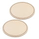 thumbnail image 2 of Fondos de cesta de madera para tejer, Base de cesta de redonda moldeador de Base de fondo de madera en blanco para manualidades de tejido de, 2 of 5