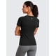 thumbnail image 2 of Remera CRZ YOGA Small Negra Sin Costuras de Manga Corta, 2 of 8