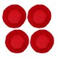 thumbnail image 2 of 4 Piezas Spandex Funda De Asiento De Silla Elástica Funda De Silla De Comedor De Boda Rojo, 2 of 6