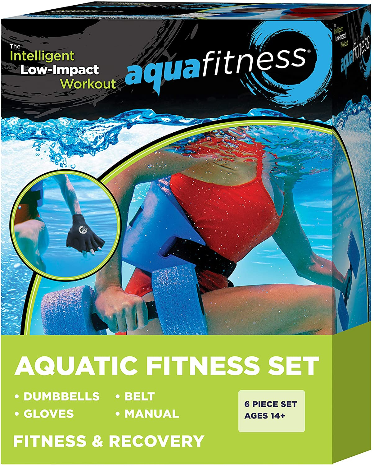 Nuevo Y Mejorado Aqua 6 Piece Fitness Set Para Aerobicos Acu Aqua Leisure Aqua Leisure