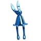 thumbnail image 4 of Estatuilla de resina, artesanía, escultura Simple coleccionable creativa para , estantería, oficina, dormitorio, decoración , azul L L azul, 4 of 5