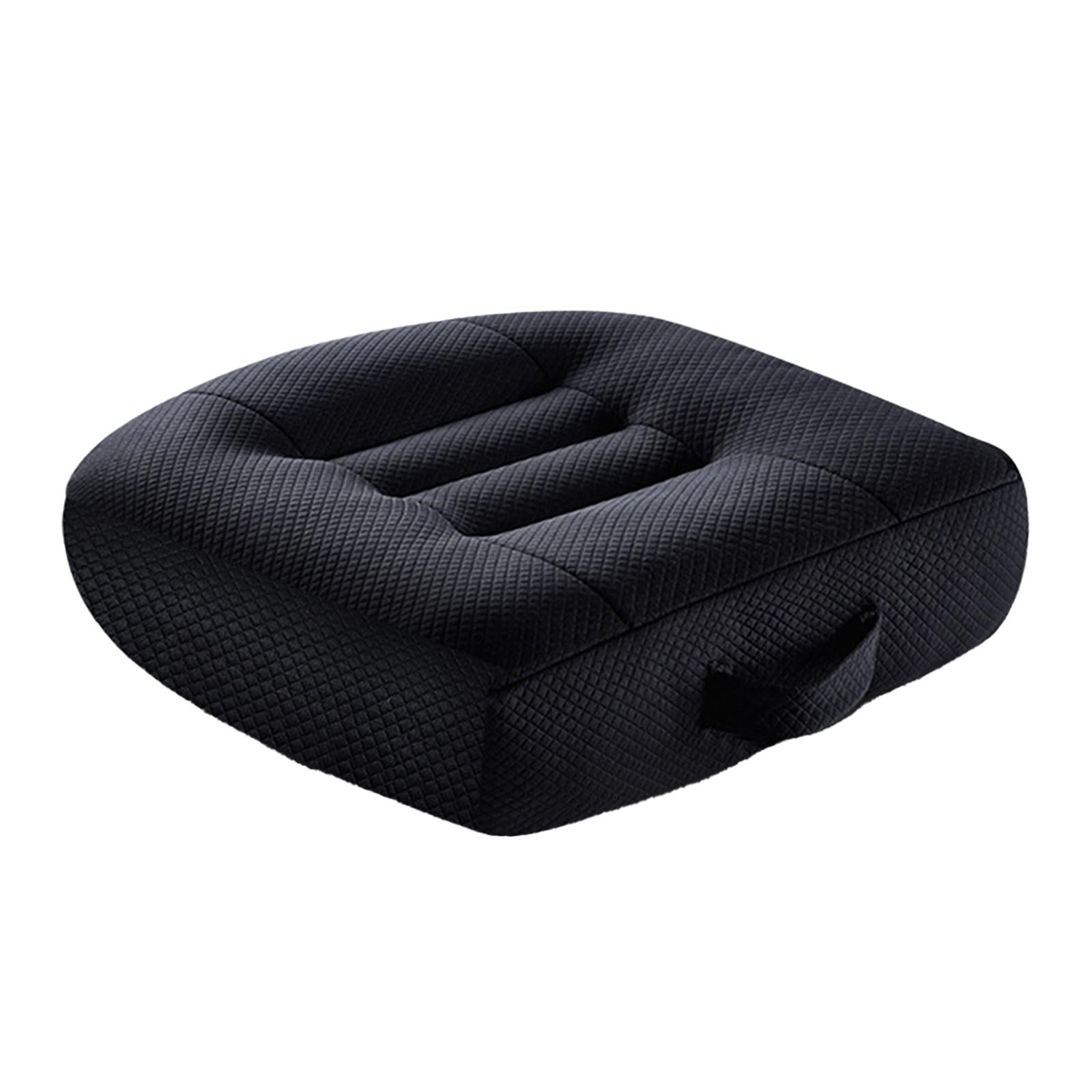 Magideal - Cojín Para Asiento Elevador De Coche, Cojín Para Asiento De Coche, Cojín De Malla Transpirable, Cojín Para Trasero, Mejora La Comodidad De Conducción Pequeño Negro