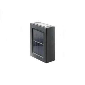 Genérico - Foco Luz Aplique Solar Led Pared Exterior Luz Calida