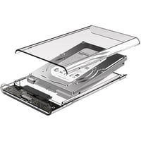 Oem - Cofre Case Transparente Disco Duro Sata2.5 Usb3.0
