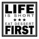 thumbnail image 1 of Decomural Eat Dessert First Kitchen WS-16017, 1 of 2