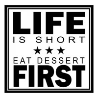 Rienda Libre Graphics - Decomural Eat Dessert First Kitchen Ws-16017