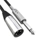 thumbnail image 2 of Cable Mono (1 4 Pulgada) De 6 35 Mm A Xlr Audio Blindado 1 5 M, 2 of 5