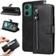 thumbnail image 1 of Funda con Cremallera para Motorola Moto G05, Carcasa Cartera de Cuero PU con Soporte y Tarjetero, 1 of 5