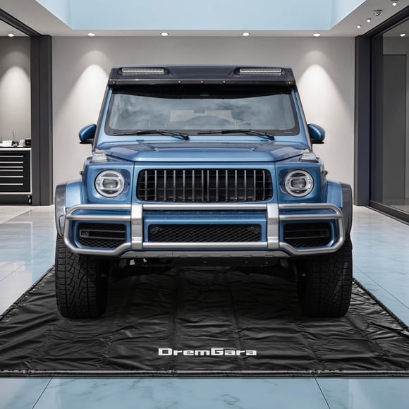 Alfombra de garaje DremGara de 2,4 m x 4,9 m de PVC, 610 g/m², impermeable
