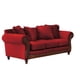 thumbnail image 2 of Sofa Rimini 3 C Tela Velvet Burdeo, 2 of 7