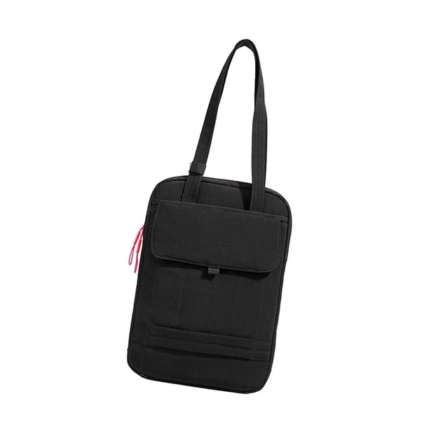 Bolso de mano para portátil profesional para hombres y mujeres, elegante bolso para computadora de 15 pulgadas para la universidad, viajes, negocios y Negro