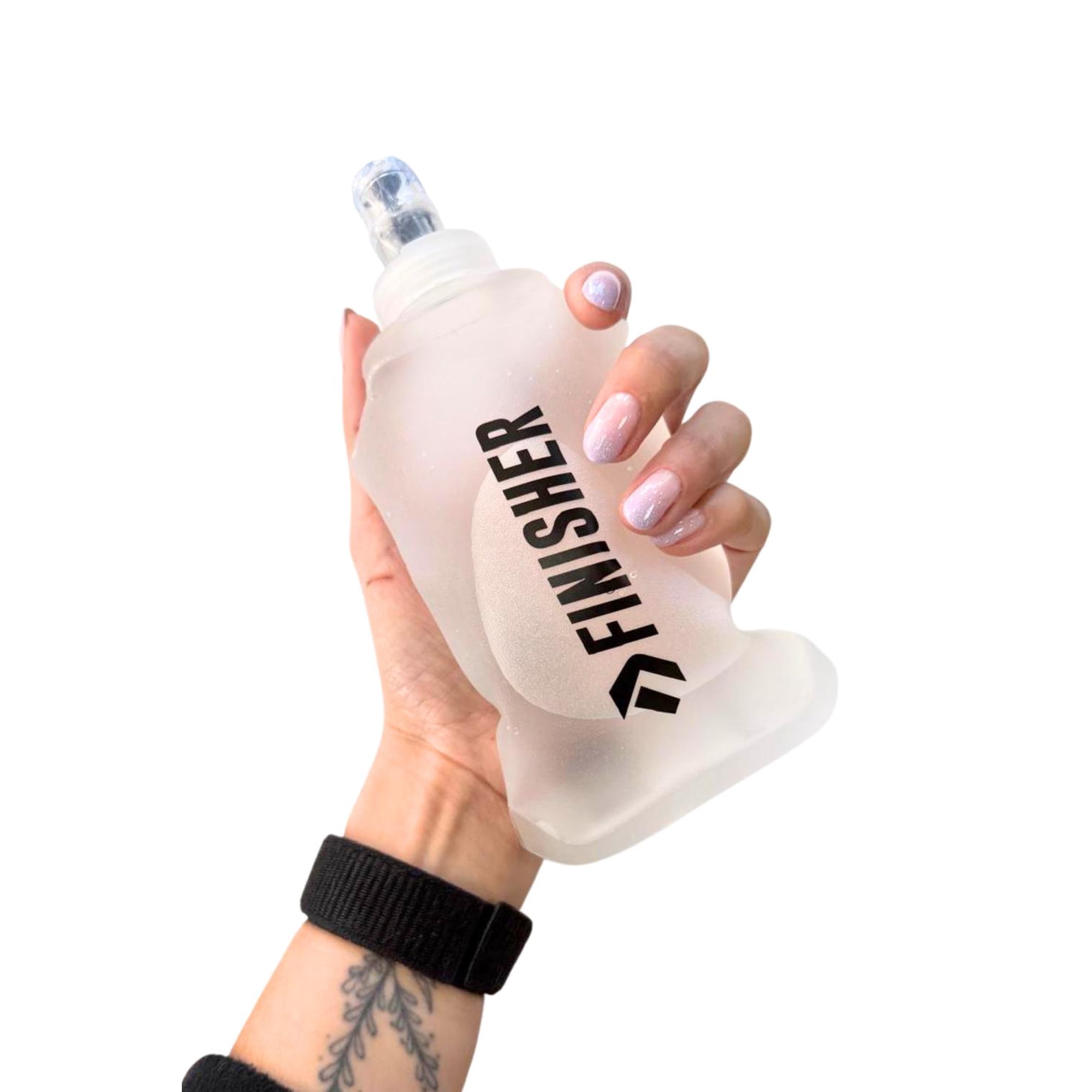 Botella Soft Flask Finisher 250cc Blanco M