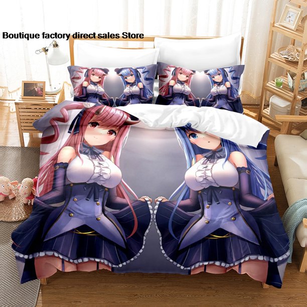 Azur Lane Bedding Set Single Twin Full Queen King Size Bed Set Aldult Kid Bedroom Duvetcover Sets bed sheet set -Bed Sheets