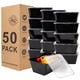 thumbnail image 1 of Recipientes de almacenamiento de alimentos RANLITTLE 1000 ml (paquete de 50), 1 of 7