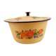 thumbnail image 4 of Lavabo Esmaltado Con Tapa, Suministros De Cocina Engrosados, Lavabo Multiusos Para Aceite De Manteca De Cerdo, 0,65 L, 4 of 5