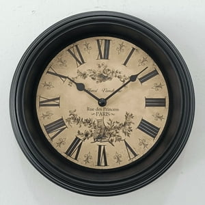 Genérico - Reloj De Pared 61.8X24.7X25.5 Cm Elemental Café