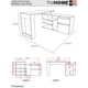 thumbnail image 3 of Living Combo Escritorio + Archivador Office Melamina Wengue, 3 of 5