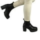 thumbnail image 3 of Botin de Mujer Taco Cuadrado 17 Yassne Negro, 3 of 5