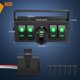 thumbnail image 2 of Nilight Caja de interruptores basculantes de 4 posiciones con cargador USB de 12 V y voltímetro, 2 of 9