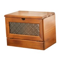 Magideal - Organizador De Maquillaje Cosmético De Madera, Caja De Almacenamiento De Joyas De Maquillaje De Gran Capacidad, Caja De Exhibición De Cosméticos, Caja