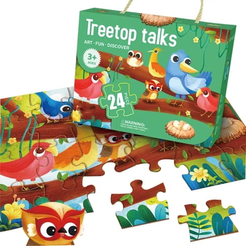 Puzzle Jumbo Niño 24pcs - Pajaritos