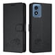 thumbnail image 5 of Funda tipo cartera FOXDOCK para Motorola Moto G play 5G 2024 con soporte, ranuras, RFID, diseño de gato, 5 of 5