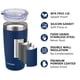 thumbnail image 2 of Vaso de café de viaje SUNWILL, 600 ml, acero inoxidable, azul marino, 2 of 7