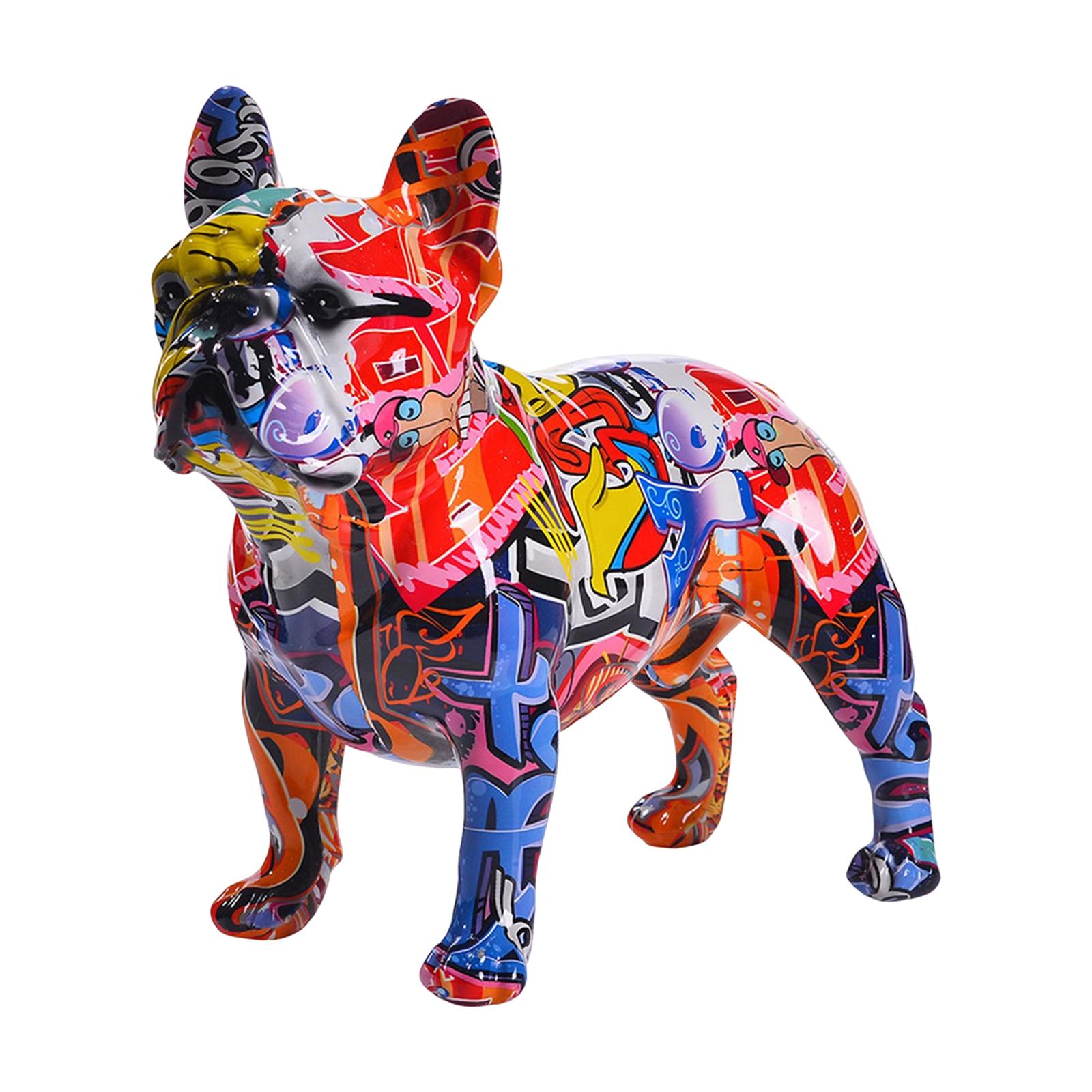 Bothyi - Estatua De Bulldog Francés, Figuras Y Estatuas De Bulldog Para Decoración Del Hogar, Estilo A