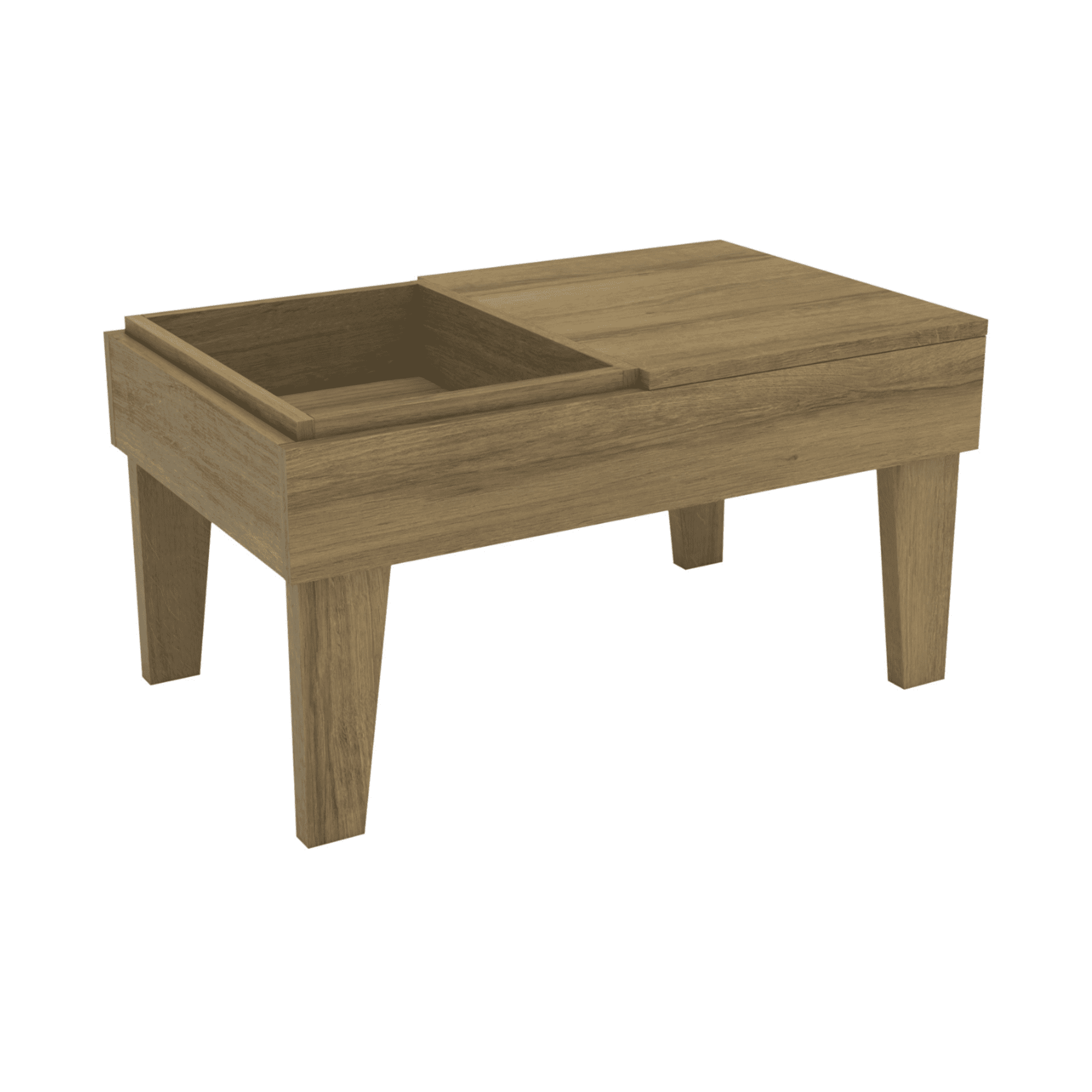 Exit - Mesa De Centro Rectangular Veneza Nogal