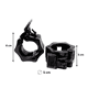 thumbnail image 2 of Par de collarines para barra olímpica Negro, 2 of 2