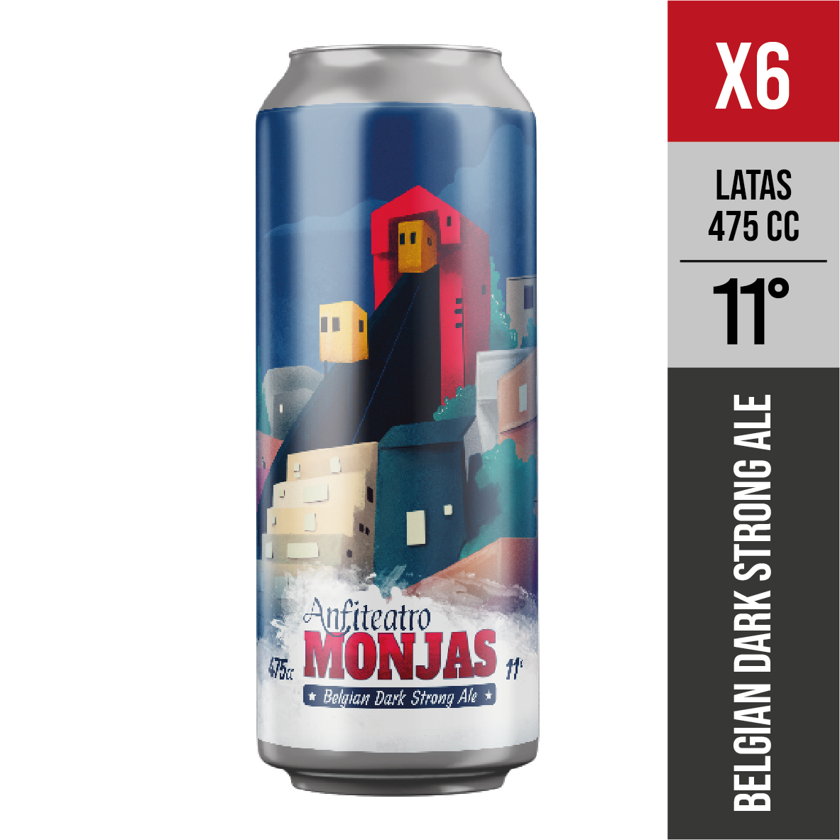 Anfiteatro - Pack X6 Monjas, 11° (Dark Belgian Strong Ale) -