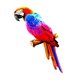 thumbnail image 2 of Figuritas De Loros Artificiales Estatua Animal Para Boda Al Aire Libre Ornamento Estilo D, 2 of 5