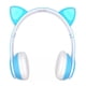 thumbnail image 1 of Audifonos Bluetooth Over Ear Orejas Gatito RGB Celestes, 1 of 5