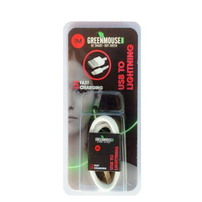 Cable Cargador De Iphone 1M 1 Un Green Mouse