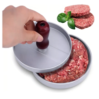 Genérica - Prensa Para Hamburguesas Parrilla Molde Antiadherente Aluminio