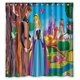 thumbnail image 1 of Cortina de ducha de la Bella Durmiente, juego de cortinas de baño con ganchos, tamaño 60 x 72 pulgadas, 1 of 3