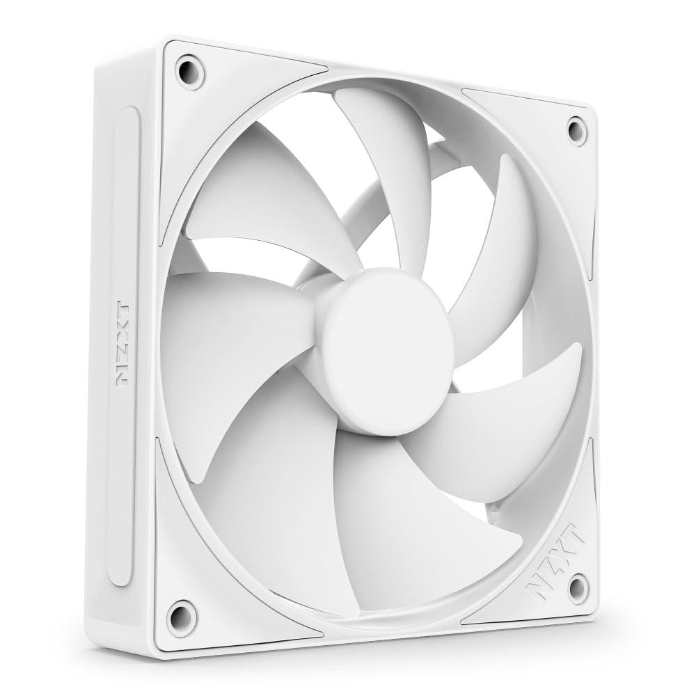 Ventilador De Carcasa Para Pc Nzxt F140p, 140 Mm, Presión Estática, Blanco