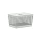 thumbnail image 1 of Cesta Grid Con Tapa 20 L Blanco Océano, 1 of 2