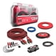 thumbnail image 1 of Kit de instalación para amplificador DS18 AKIT4.RD 4 AWG 1680 W, 1 of 6