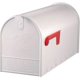 thumbnail image 1 of Mailbox Gibraltar E1600WAM Elite, montaje en poste, acero blanco, 1 of 1