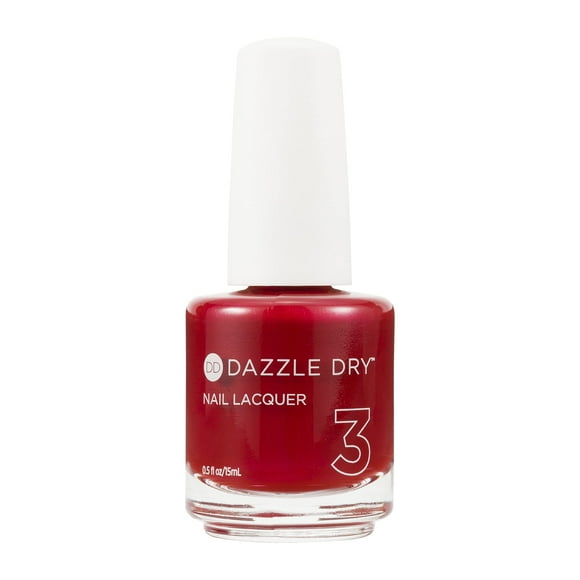 Esmalte de uñas Dazzle Dry High Velocity Red, 15 ml, Step 3