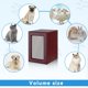 thumbnail image 3 of Urna para mascotas Cuodia 8.4x9x12.4 cm de madera y collar, 3 of 6